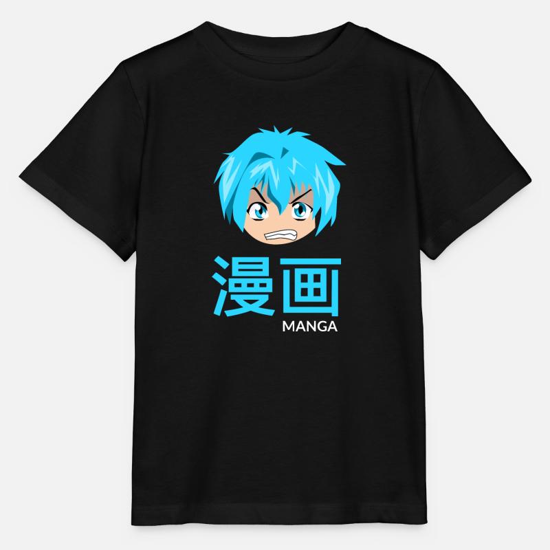 manga bleu - T-shirt bio MINI CREATOR Stanley/Stella Enfant - noir