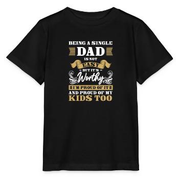 Parents Pride Solo Offspring - Stanley/Stella MINI CREATOR Kids’ T-Shirt - black - Front - Mikhail (115cm)