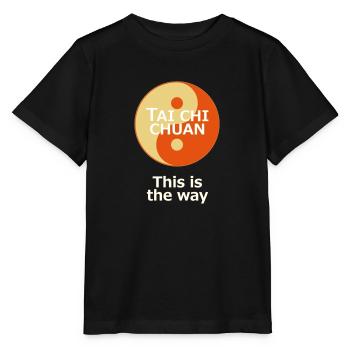 Tai Chi Chuan This is the way Yin Yang Taiji Vekto - Stanley/Stella Kinder T-Shirt MINI CREATOR  - Schwarz - Vorne - Mikhail (115cm)