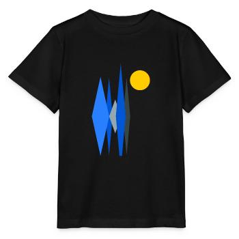 Abstrakte - Stanley/Stella Kinder T-Shirt MINI CREATOR  - Schwarz - Vorne - Mikhail (115cm)