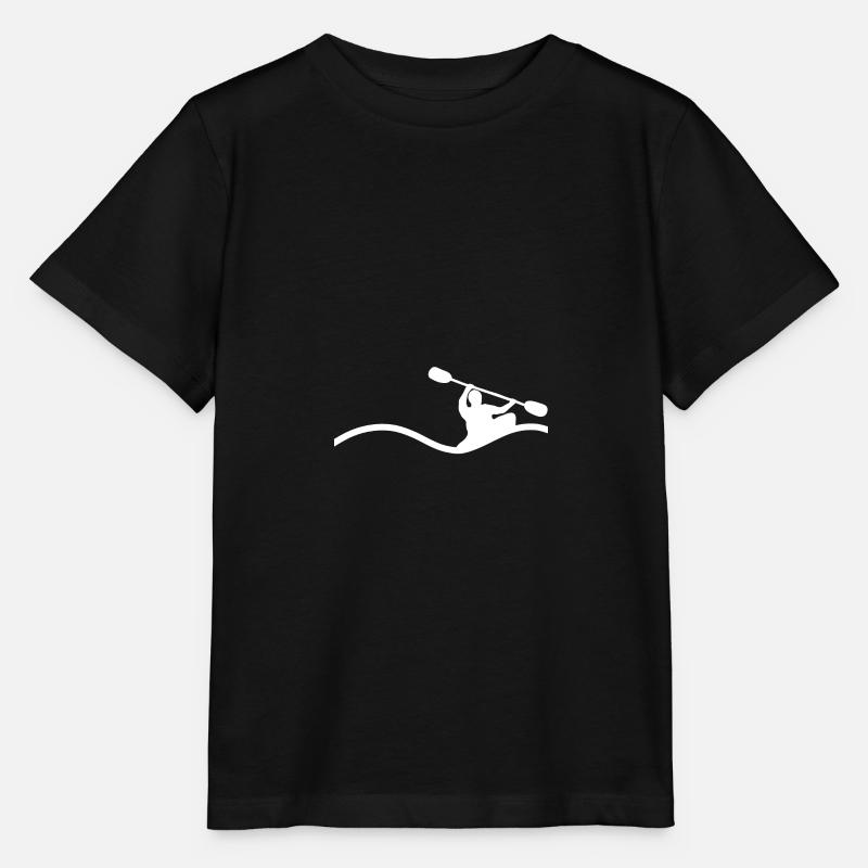Kanu Kajak Rafting - Stanley/Stella Kinder T-Shirt MINI CREATOR  - Schwarz