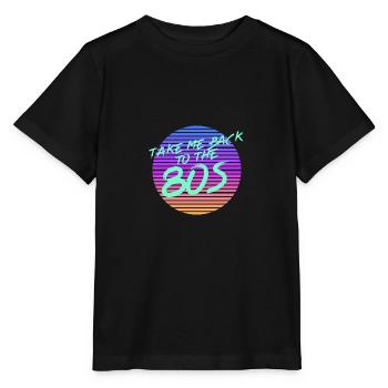 Retour dans les années 80 - T-shirt bio MINI CREATOR Stanley/Stella Enfant - noir - Devant - Mikhail (115cm)