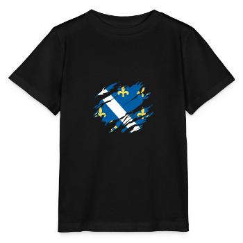Bosnien Bosna Flagge - Stanley/Stella Kinder T-Shirt MINI CREATOR  - Schwarz - Vorne - Mikhail (115cm)