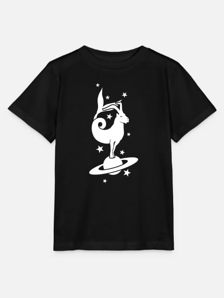 Steinbock Sternzeichen des Tierkreises - Stanley/Stella Kinder T-Shirt MINI CREATOR - Schwarz
