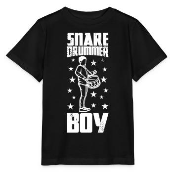Drummer Boy - Stanley/Stella MINI CREATOR Kids’ T-Shirt - black - Front - Mikhail (115cm)