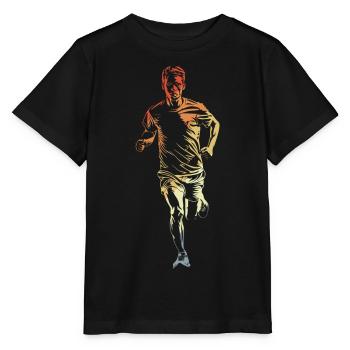 Jogging look vintage - T-shirt bio MINI CREATOR Stanley/Stella Enfant - noir - Devant - Mikhail (115cm)