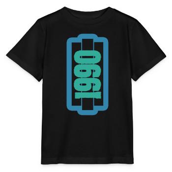 Year 1990 - Stanley/Stella MINI CREATOR Kids’ T-Shirt - black - Front - Mikhail (115cm)