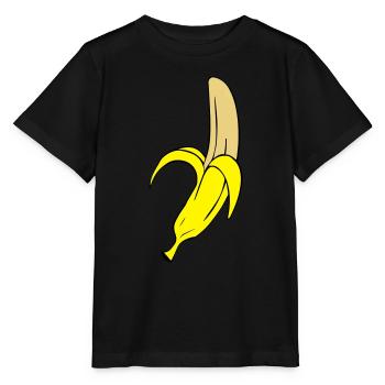 banana - Stanley/Stella MINI CREATOR Kids’ T-Shirt - black - Front - Mikhail (115cm)