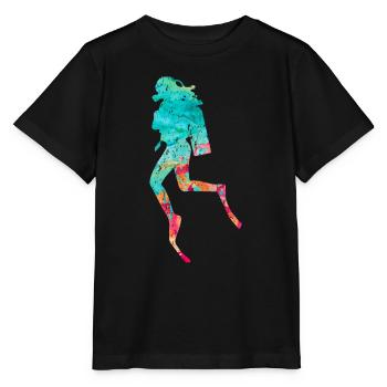 Plongeurs en haute mer et Plongeurs PopArt - T-shirt bio MINI CREATOR Stanley/Stella Enfant - noir - Devant - Mikhail (115cm)