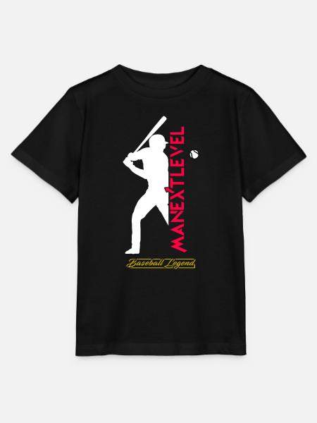 Baseball Legend - Stanley/Stella Kinder T-Shirt MINI CREATOR - Schwarz