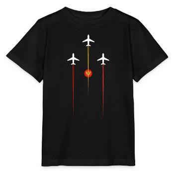 Montenegro Airlines - Stanley/Stella MINI CREATOR Kids’ T-Shirt - black - Front - Mikhail (115cm)