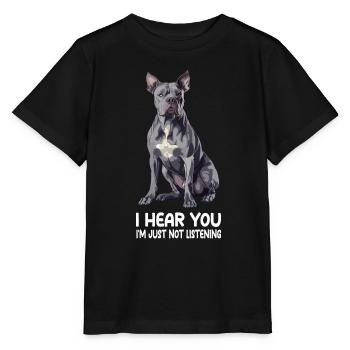 Cane corso - T-shirt bio MINI CREATOR Stanley/Stella Enfant - noir - Devant - Mikhail (115cm)