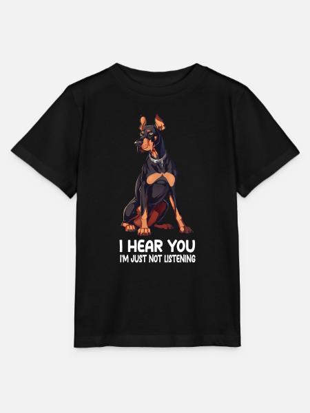 Doberman - Stanley/Stella Kinder T-Shirt MINI CREATOR - Schwarz