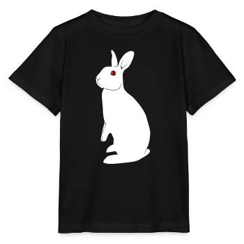Albino Kaninchen - Stanley/Stella Kinder T-Shirt MINI CREATOR  - Schwarz - Vorne - Mikhail (115cm)