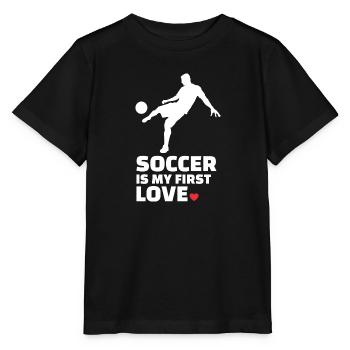 Ich Liebe Fußball Stilvolles - Stanley/Stella Kinder T-Shirt MINI CREATOR  - Schwarz - Vorne - Mikhail (115cm)