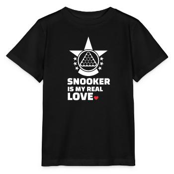 Ich Liebe Snooker - Stanley/Stella Kinder T-Shirt MINI CREATOR  - Schwarz - Vorne - Mikhail (115cm)