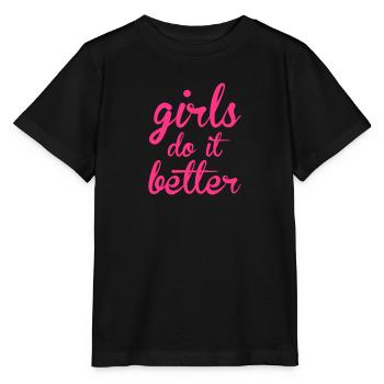 Girls - T-shirt bio MINI CREATOR Stanley/Stella Enfant - noir - Devant - Mikhail (115cm)