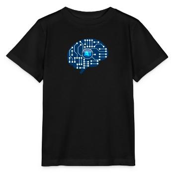 Intelligence artificielle - T-shirt bio MINI CREATOR Stanley/Stella Enfant - noir - Devant - Mikhail (115cm)