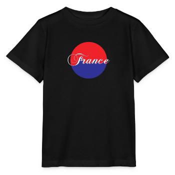 Frankreich - Stanley/Stella Kinder T-Shirt MINI CREATOR  - Schwarz - Vorne - Mikhail (115cm)