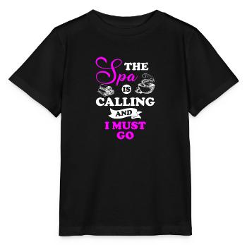 Wellness Relax Holiday Beauty - Stanley/Stella MINI CREATOR Kids’ T-Shirt - black - Front - Mikhail (115cm)