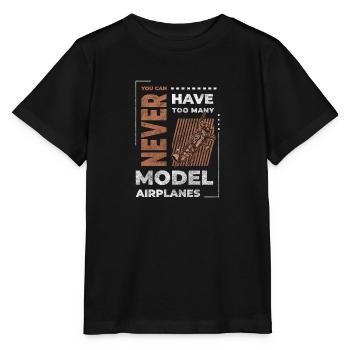Maquettes d’avions Avions de loisir Maquettes d’avions - T-shirt bio MINI CREATOR Stanley/Stella Enfant - noir - Devant - Mikhail (115cm)