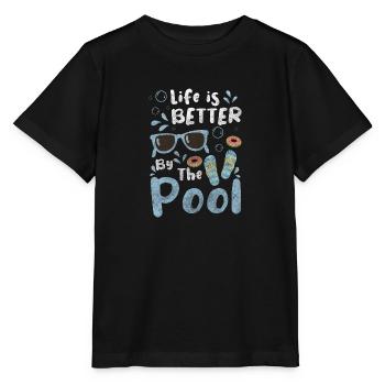 Natation Nageur Hobby Piscine extérieure - T-shirt bio MINI CREATOR Stanley/Stella Enfant - noir - Devant - Mikhail (115cm)