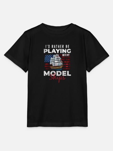Schiff Modellbauer Schifffahrt - Stanley/Stella Kinder T-Shirt MINI CREATOR  - Schwarz