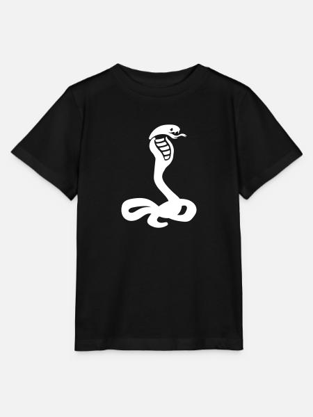 Schlange Kobra - Stanley/Stella Kinder T-Shirt MINI CREATOR - Schwarz