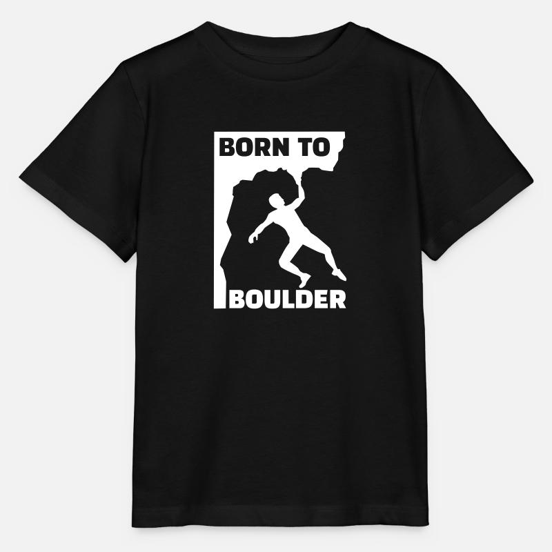 Bouldern - Stanley/Stella Kinder T-Shirt MINI CREATOR  - Schwarz