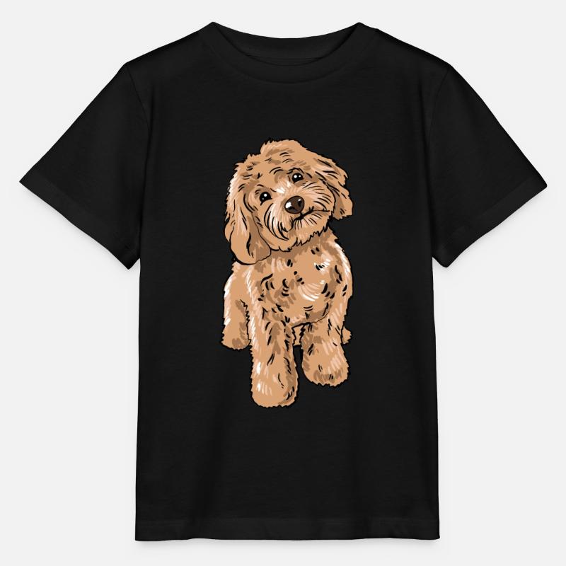 Cockapoo Hund - Stanley/Stella Kinder T-Shirt MINI CREATOR  - Schwarz