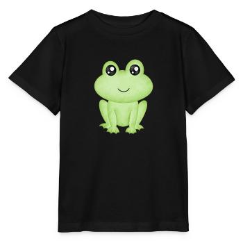 Grenouille - T-shirt bio MINI CREATOR Stanley/Stella Enfant - noir - Devant - Mikhail (115cm)