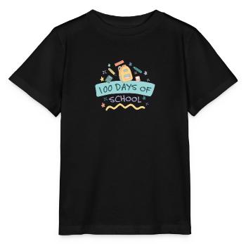 Happy 100 Day School Celebration Party - Stanley/Stella MINI CREATOR Kids’ T-Shirt - black - Front - Mikhail (115cm)