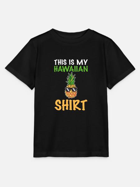 Ananas - Stanley/Stella Kinder T-Shirt MINI CREATOR  - Schwarz