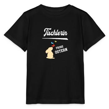 Tischlerin Ostern Geschenk Tischlerei Tischler - Stanley/Stella Kinder T-Shirt MINI CREATOR  - Schwarz - Vorne - Mikhail (115cm)