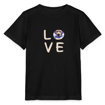 Love Labrador - Stanley/Stella Kinder T-Shirt MINI CREATOR  - Schwarz - Vorne - Mikhail (115cm)