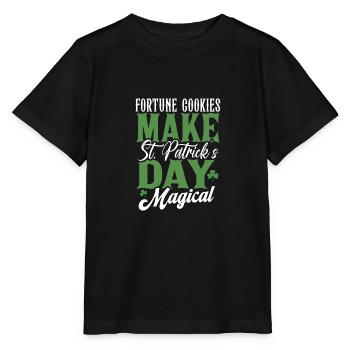 Les biscuits de fortune rendent la Saint-Patrick magique - T-shirt bio MINI CREATOR Stanley/Stella Enfant - noir - Devant - Mikhail (115cm)