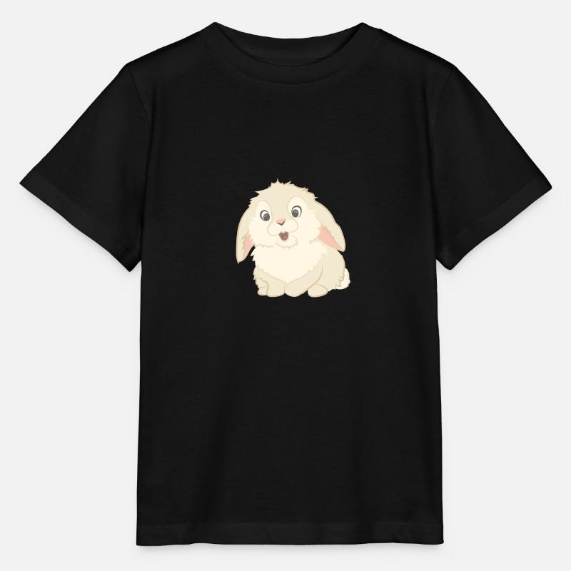 Cute rabbit as illustration - Stanley/Stella MINI CREATOR Kids’ T-Shirt - black