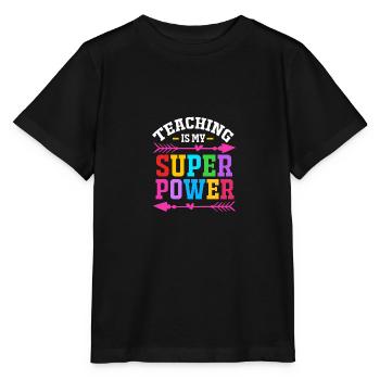 Enseignants de collège - T-shirt bio MINI CREATOR Stanley/Stella Enfant - noir - Devant - Mikhail (115cm)