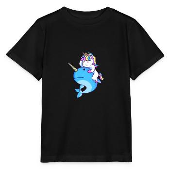 Narval - T-shirt bio MINI CREATOR Stanley/Stella Enfant - noir - Devant - Mikhail (115cm)