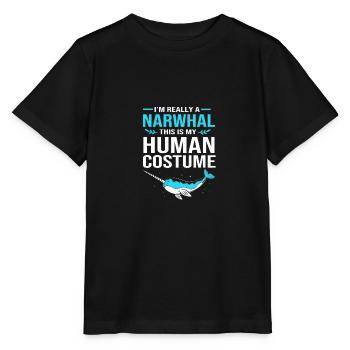 Narval - T-shirt bio MINI CREATOR Stanley/Stella Enfant - noir - Devant - Mikhail (115cm)