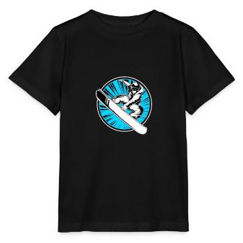 Snowboard Snowboard Vacances snowboard Snowboarders - T-shirt bio MINI CREATOR Stanley/Stella Enfant - noir - Devant - Mikhail (115cm)