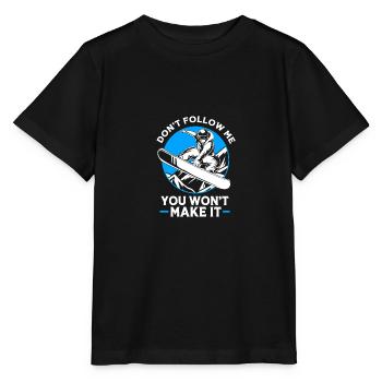 Snowboard Snowboard Vacances snowboard Snowboarders - T-shirt bio MINI CREATOR Stanley/Stella Enfant - noir - Devant - Mikhail (115cm)