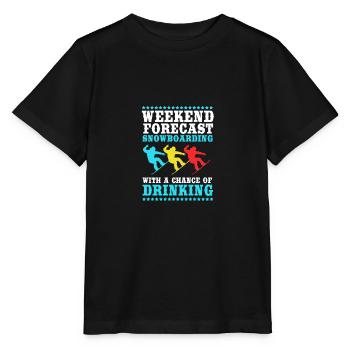 Snowboard Snowboard Vacances snowboard Snowboarders - T-shirt bio MINI CREATOR Stanley/Stella Enfant - noir - Devant - Mikhail (115cm)
