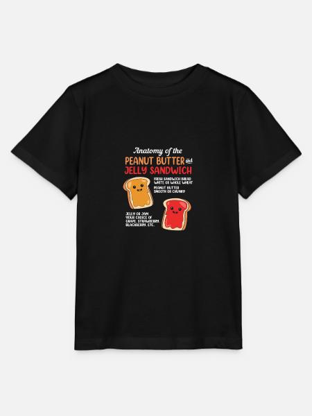 Erdnussbutter - Stanley/Stella Kinder T-Shirt MINI CREATOR - Schwarz