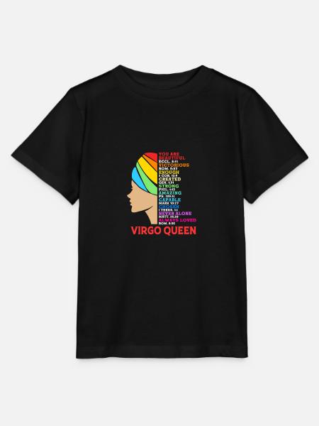 Sternzeichen Jungfrau - Stanley/Stella Kinder T-Shirt MINI CREATOR - Schwarz