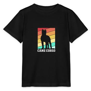 Cane corso - T-shirt bio MINI CREATOR Stanley/Stella Enfant - noir - Devant - Mikhail (115cm)