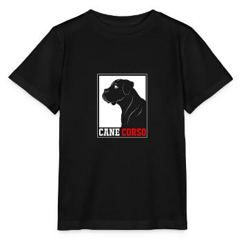 Cane corso - T-shirt bio MINI CREATOR Stanley/Stella Enfant - noir - Devant - Mikhail (115cm)