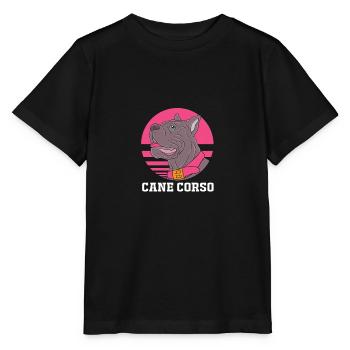 Cane corso - T-shirt bio MINI CREATOR Stanley/Stella Enfant - noir - Devant - Mikhail (115cm)