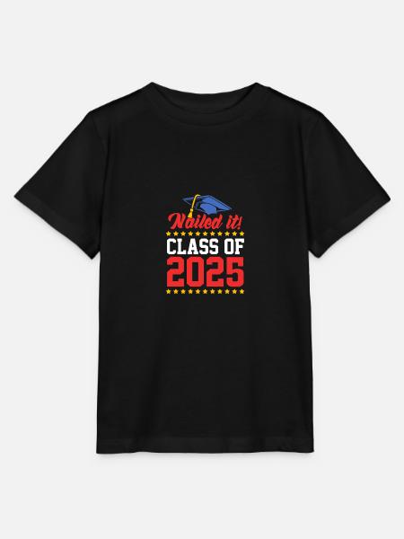 Klasse von 2025 Abi Abiturient Abitur 2025 - Stanley/Stella Kinder T-Shirt MINI CREATOR - Schwarz