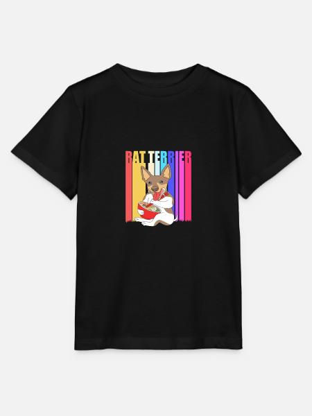 Rat Terrier - Stanley/Stella Kinder T-Shirt MINI CREATOR  - Schwarz